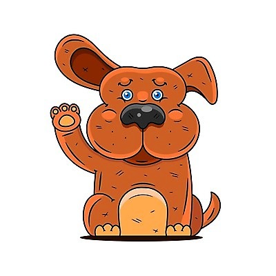 EPS 해외이미지 동물캐릭터 일러스트 사람없음 우정 개 강아지 해외일러스트 일러캐릭터 동물 캐릭터 포유류 친구 반려동물 파일형식 벡터 이미지허브