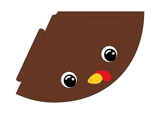 EPS 해외이미지 일러스트 사람없음 종이접기 원뿔 칠면조 DIY 전개도 해외일러스트 도형 종이 조류 취미 접기 파일형식 벡터 이미지허브