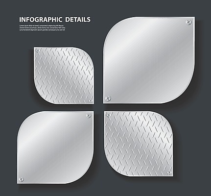 EPS 해외이미지 템플릿 접시 디자인 배너 백그라운드 컨셉 패턴 일러스트 비즈니스 텍스트 통신 그래프 추상 프레임 그래픽 장식 세트 숫자 금속 검은색 인포그래픽 회색 정보 발표 메시지 은색 계획 철 심볼 옵션 질감 정사각형 단계 진행 마케팅 알루미늄 철강 프로젝트 해외일러스트 도형 문자 식기 컬러 무늬 재질 파일형식 벡터 이미지허브