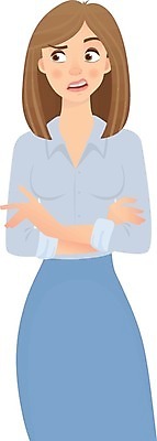 EPS 해외이미지 캐릭터 여자 일러스트 찡그림 만화 냄새 나쁜 못생김 해외일러스트 일러캐릭터 표정 사람 파일형식 벡터 이미지허브