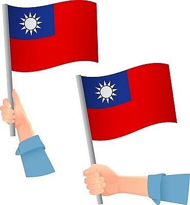 EPS 해외이미지 손 물결 일러스트 손가락 성공 사람 자유 엄지손가락 축하 깃발 작음 대만 심볼 사인 독립 전국 해외일러스트 아시아 컨셉 신체부위 크기 파일형식 벡터 이미지허브