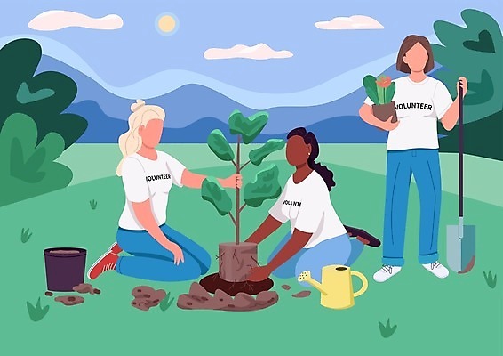 EPS 해외이미지 전신 나무 여자 화분 일러스트 나뭇잎 들기 앉기 성인 세명 연두색 물뿌리개 나뭇가지 잡기 봉사 자원봉사자 무릎꿇기 삽 나무심기 묘목 물뿌리기 얼굴없음 성인여자만 해외일러스트 식물 잎 모션 사람 초록색 도움 심기 여자만 성인만 파일형식 벡터 이미지허브