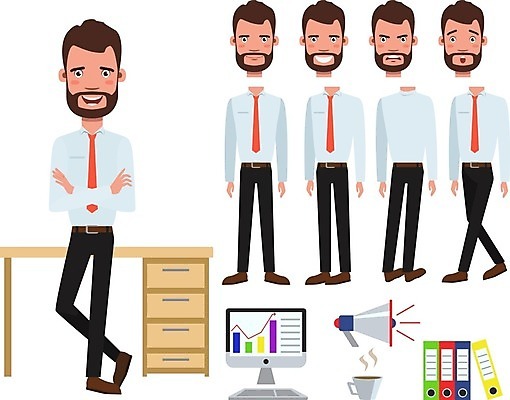 EPS 해외이미지 전신 남자 인물캐릭터 일러스트 탁자 그래프 미소 정장 여러명 성인 신체부위 컴퓨터 세트 머리 걷기 팔짱 확성기 놀람 하반신 짜증 비즈니스맨 커피잔 비즈니스캐릭터 파일폴더 성인남자만 해외일러스트 일러캐릭터 캐릭터 옷 감정 커피 가구 다수 비즈니스 모션 잔 표정 사람 전자제품 사무용품 직장인 남자만 성인만 파일형식 벡터 이미지허브