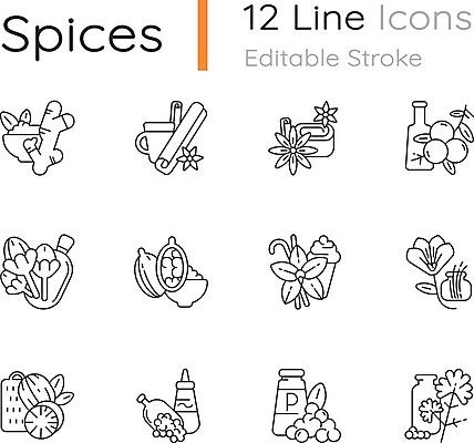 EPS 해외이미지 클립아트 그릇 디자인 선 음식 컨셉 일러스트 재료 요리 미술 세트 픽토그램 웹 양념 조미료 플랫 클래식 고수 인도인 수집 허브 심볼 사인 보따리 그림 심플 윤곽 팩 생강 보충 고립 땅바닥 사프란 시나몬 얇은 항목 향나무 해외일러스트 외국인 나무 식물 식기 인터넷 채소 문화예술 바닥 동양인 화장품 향신료 향미료 파일형식 벡터 이미지허브