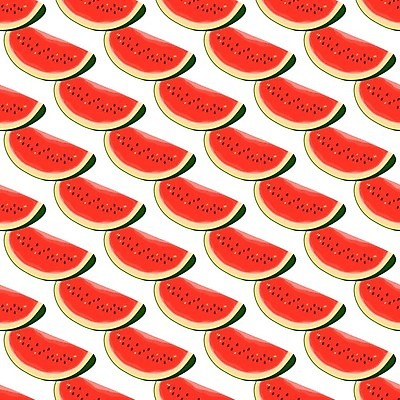 EPS 해외이미지 백그라운드 패턴 일러스트 단면 수박 사람없음 빨간색 해외일러스트 컬러 무늬 과일 파일형식 벡터 이미지허브