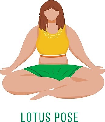 EPS 해외이미지 전신 여자 일러스트 한명 성인 운동복 스트레칭 명상 얼굴없음 성인여자한명만 해외일러스트 1 옷 사람 운동 여자한명만 성인여자만 파일형식 벡터 이미지허브