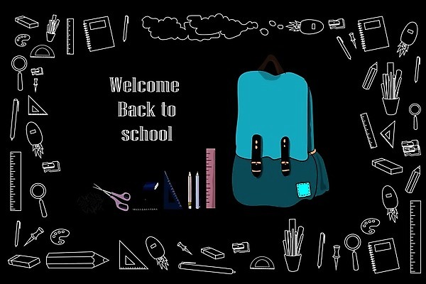 EPS 해외이미지 템플릿 학생 디자인 교육 포스터 종이 어린이 백그라운드 일러스트 배낭 텍스트 교실 학교 자 창조 미술 책 스터디 컬러풀 연필 펜 공책 칠판 기록 그리기 낙서 스케치 심볼 신학기 분필 대학교 크레파스 손그림 환영 엘리먼트 초보 공급 해외일러스트 컬러 가방 모션 문화예술 문구용품 학용품 사람 학습 필기구 초크 파일형식 벡터 이미지허브