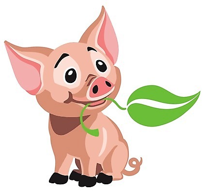 EPS 해외이미지 동물 행복 새끼 잎 일러스트 돼지고기 미소 앉기 농장 목장 아기 돼지 만화 베이컨 고립 해외일러스트 식물 감정 농업 포유류 모션 표정 육류 사람 파일형식 벡터 이미지허브