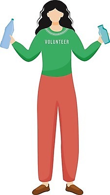 EPS 해외이미지 전신 여자 일러스트 한명 들기 성인 재활용 폐기물 플라스틱 헬프 성인여자한명만 해외일러스트 1 모션 재질 사람 도움 쓰레기 친환경 여자한명만 성인여자만 파일형식 벡터 이미지허브