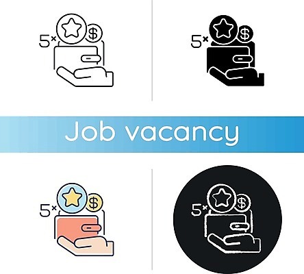 EPS 해외이미지 별 일러스트 들기 사람없음 경제 세트 동전 원형 지갑 손모양 보너스 해외일러스트 자연요소 모양 도형 돈 모션 파일형식 벡터 손_신체부위 이미지허브