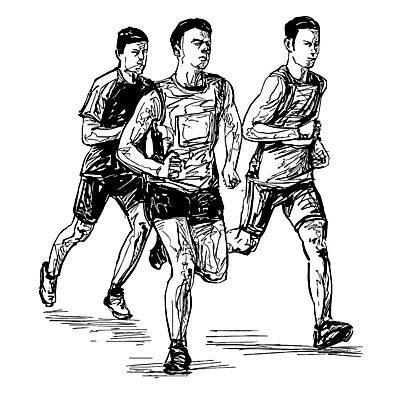 EPS 해외이미지 라이프스타일 남자 도로 스포츠 포즈 일러스트 모션 자연 함께함 건강 사람 야외 여름 운동복 달리기 조깅 운동 경쟁 그룹 스케치 연습 속도 그림 마라톤 고립 달리기선수 승자 주자 해외일러스트 옷 계절 길 컨셉 교통시설 미술 경기 생활 육상스포츠 생태계 육상선수 파일형식 벡터 이미지허브