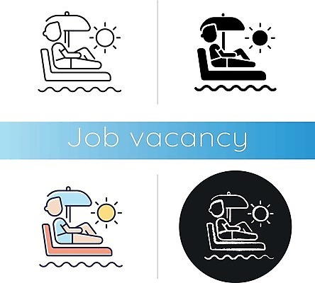 EPS 해외이미지 일러스트 휴가 사람모양 사람없음 세트 태양 파라솔 원형 선베드 해외일러스트 자연요소 모양 도형 의자 파일형식 벡터 이미지허브