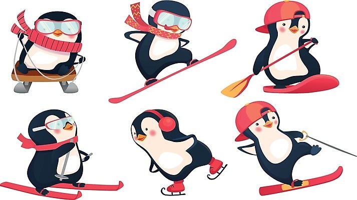 EPS 해외이미지 동물캐릭터 겨울 일러스트 팔벌리기 스키 고글 사람없음 레포츠 점프 목도리 스케이트 잡기 끈 스노우보드 승차 노 펭귄 노젓기 펭귄캐릭터 얼음썰매 스키타기 해외일러스트 일러캐릭터 동물 캐릭터 잡화 계절 스포츠용품 모션 조류 레저 겨울스포츠 보드_스포츠 썰매 선박 파일형식 벡터 이미지허브
