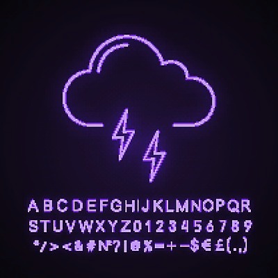 EPS 해외이미지 알파벳 일러스트 날씨 타이포그라피 사람없음 파란색 숫자 달러 유로 물음표 퍼센트 느낌표 번개 네온 특수문자 파운드 골뱅이기호 해외일러스트 문자 기호 영어 컬러 돈 특수기호 파일형식 벡터 이미지허브