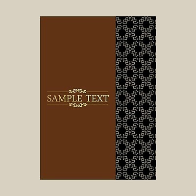 EPS 해외이미지 디자인 무늬 북커버 일러스트 프레임 사람없음 책 갈색 빈티지 해외일러스트 컬러 컨셉 파일형식 벡터 이미지허브