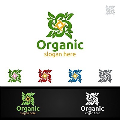 EPS 해외이미지 디자인 잎 꽃무늬 사람없음 심볼 에코 유기농 바이오 브랜딩 해외일러스트 식물 웰빙 꽃 무늬 환경 파일형식 벡터 이미지허브