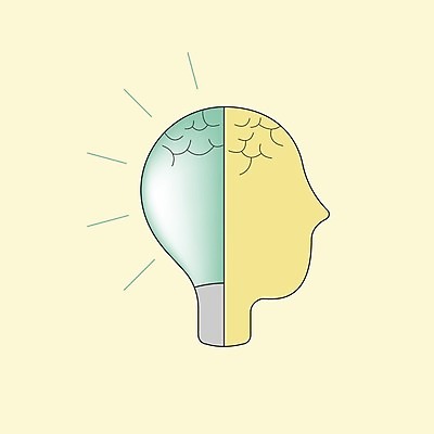 EPS 해외이미지 디자인 교육 컨셉 일러스트 전구 상상 아이디어 기술 사람 그래픽 머리 업무 플랫 스마트 심볼 사인 뇌 윤곽 해결 고립 방법 엘리먼트 이해 지능 해골모형 흥미 AI_인공지능 해외일러스트 신체부위 모형 작업 파일형식 벡터 이미지허브