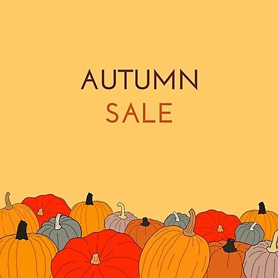 EPS 해외이미지 디자인 일러스트 호박 타이포그라피 사람없음 쇼핑 노란색 세일 해외일러스트 문자 컬러 채소 파일형식 벡터 이미지허브