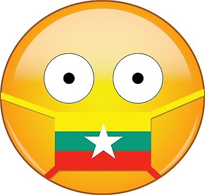 EPS 해외이미지 캐릭터 감정 얼굴 스티커 일러스트 건강 가면 노란색 고통 환자 의사 깃발 표현 바이러스 질병 무서움 만화 심볼 감염 외과 이모티콘 고립 미얀마 전염병 해외일러스트 일러캐릭터 아시아 컬러 의학 병원 신체부위 의료진 파일형식 벡터 이미지허브