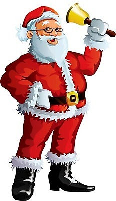 EPS 해외이미지 응시 남자 행복 물결 크리스마스 일러스트 휴가 수염 서기 미소 사람 빨간색 산타클로스 노란색 검은색 종 흰색 축하 잡기 황금 만화 만족 해외일러스트 시선 기념일 감정 컬러 컨셉 모션 표정 파일형식 벡터 이미지허브