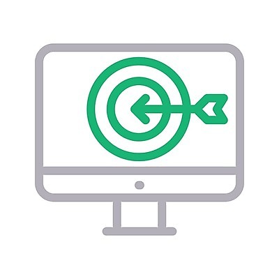 EPS 해외이미지 디자인 스포츠 컨셉 일러스트 비즈니스 통신 성공 화살 컴퓨터 디지털 스크린 모니터 경쟁 센터 목표 다트판 전자 고립 골 마케팅 해외일러스트 전자제품 다트 파일형식 벡터 게임 놀이 이미지허브