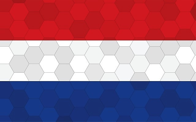 EPS 해외이미지 디자인 배너 유럽 문화 여행 백그라운드 일러스트 추상 미래 그래픽 빨간색 파란색 줄무늬 손상 흰색 깃발 심볼 사인 네덜란드 그림 육각형 직사각형 애국심 벌집 고립 독립 유럽연합 전국 해외일러스트 도형 나라 컬러 컨셉 무늬 파일형식 벡터 이미지허브