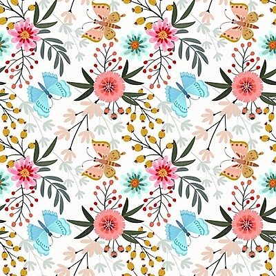 EPS 해외이미지 식물 손 디자인 꽃 종이 꽃다발 나비 백그라운드 잎 꽃무늬 패턴 일러스트 자연 벽지 추상 미술 그래픽 장식 컬러풀 유행 정원 봄 수확 벚꽃 흰색 직물 신용카드 인쇄 그림 질감 복고 내추럴 스타일 해외일러스트 계절 컬러 곤충 무늬 농업 문화예술 신체부위 금융 생태계 파일형식 벡터 이미지허브