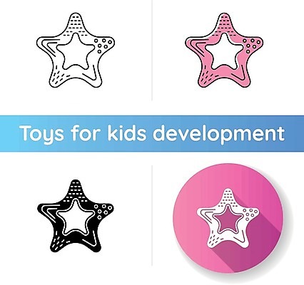 EPS 해외이미지 일러스트 사람없음 세트 장난감 원형 별모형 해외일러스트 도형 별 모형 파일형식 벡터 이미지허브