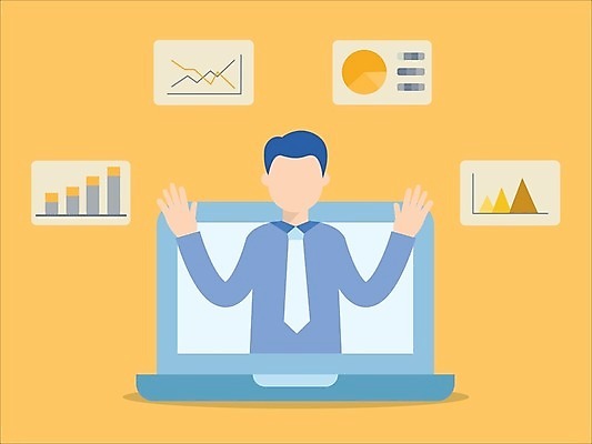 EPS 해외이미지 학생 교육 컨셉 인터넷 일러스트 비즈니스 졸업 통신 학교 수업 그래프 사람 노트북 스터디 컴퓨터 사무실 디지털 강사 교사 웹 관찰 가르침 플랫 강의 대학교 온라인 동영상 가정교사 온라인강의 이러닝 해외일러스트 직업 모션 전자제품 학습 파일형식 벡터 언택트 이미지허브