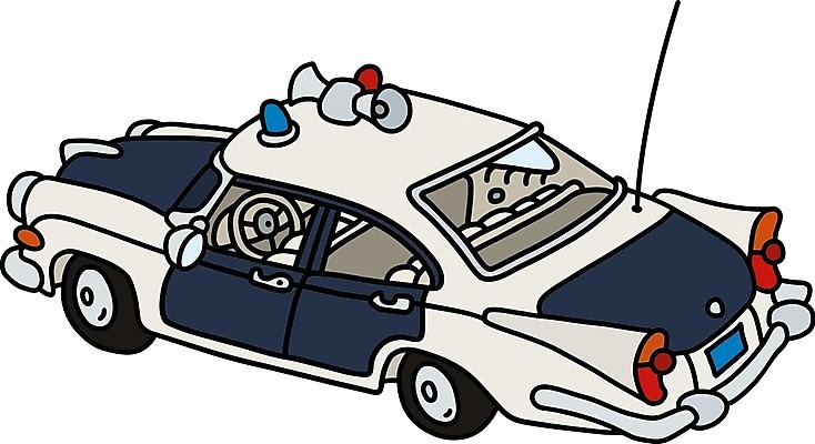 EPS 해외이미지 일러스트 자동차 사람없음 파란색 흰색 빈티지 클래식 경찰 복고 클래식카 경찰차 해외일러스트 직업 육상교통 컬러 컨셉 승용차 파일형식 벡터 이미지허브