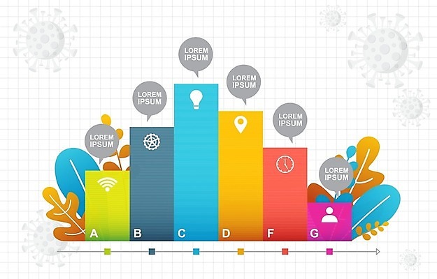 EPS 해외이미지 지도 일러스트 통계 그래프 사람없음 글로벌 인포그래픽 해외일러스트 파일형식 벡터 이미지허브