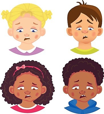 EPS 해외이미지 여자 남자 감정 어린이 인물캐릭터 일러스트 표정 소년 여러명 상반신 세트 좌절 어린이만 해외일러스트 일러캐릭터 캐릭터 다수 컨셉 사람 파일형식 벡터 이미지허브