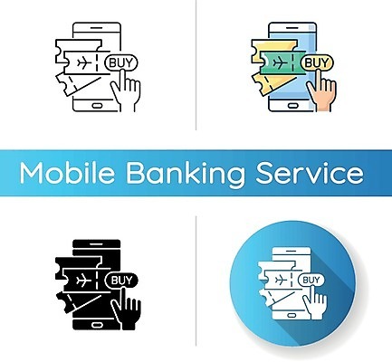 EPS 해외이미지 일러스트 사람없음 스마트폰 세트 터치 원형 구매 항공권 손모양 모바일뱅킹 핀테크 스마트페이 해외일러스트 모양 도형 모바일 금융 핸드폰 스마트기기 쇼핑 티켓 스마트 결제 뱅킹 파일형식 벡터 손_신체부위 이미지허브