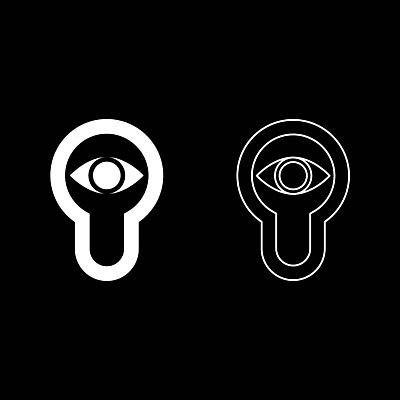 EPS 해외이미지 응시 컨셉 일러스트 열쇠 아이디어 자물쇠 안전 세트 문 흰색 관찰 오픈 구멍 보호 신비 비밀 심볼 손목시계 시작 잠금 보안 윤곽 비전 열쇠구멍 고립 스파이 해외일러스트 시선 시계 컬러 장신구 모션 파일형식 벡터 이미지허브