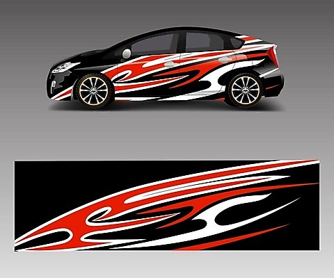 EPS 해외이미지 디자인 백그라운드 일러스트 자동차 추상 사람없음 목업 자동차코팅 해외일러스트 육상교통 무늬 파일형식 벡터 이미지허브