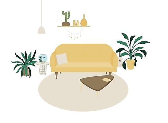 EPS 해외이미지 식물 라이프스타일 디자인 가구 백그라운드 컨셉 거실 일러스트 장신구 창문 베개 탁자 휴식 바닥 아파트 주택 실내 내부 목재 그래픽 장식 소파 꽃병 방 흰색 램프 휴게실 플랫 그림 복고 리빙 스타일 안락 해외일러스트 나무 꽃 컬러 생활용품 의자 재료 침구 조명 건물 생활 파일형식 벡터 이미지허브