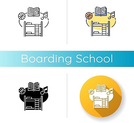 EPS 해외이미지 음표 일러스트 학교 농구공 사람없음 책 세트 원형 기숙사 이층침대 해외일러스트 도형 기호 교육 음악 공 숙소 농구 침대 파일형식 벡터 이미지허브