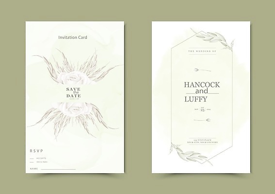 EPS 해외이미지 꽃 꽃다발 결혼 꽃무늬 일러스트 결혼식 사람없음 장미 벚꽃 청첩장 해외일러스트 식물 무늬 카드_감사 이벤트 파일형식 벡터 이미지허브