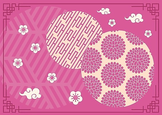 EPS 해외이미지 구름 템플릿 전통 디자인 배너 꽃 아시아 종이 백그라운드 꽃무늬 패턴 일러스트 벽지 휴가 프레임 미술 동양인 그래픽 장식 노란색 일본 보라색 중국 봄 축하 인사 원형 신용카드 플랫 복고 초대 엘리먼트 스타일 해외일러스트 자연요소 도형 식물 계절 나라 컬러 컨셉 무늬 문화예술 인종 금융 예절 파일형식 벡터 이미지허브