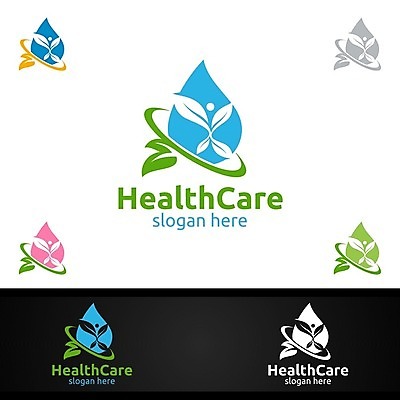 EPS 해외이미지 디자인 잎 사람없음 물 물방울 심볼 에코 바이오 브랜딩 해외일러스트 자연요소 식물 환경 파일형식 벡터 이미지허브