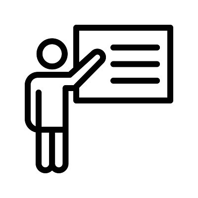 EPS 해외이미지 백그라운드 일러스트 비즈니스 학교 설명 사람 픽토그램 검은색 교사 흰색 비즈니스맨 발표 강의 심볼 사인 그림 클립 심플 고립 세미나 시범 해외일러스트 직업 교육 남자 컬러 모션 직장인 파일형식 벡터 이미지허브