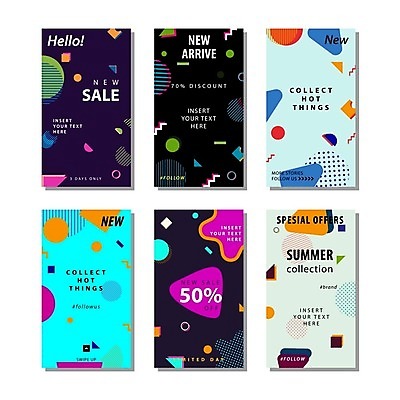 EPS 해외이미지 모양 템플릿 디자인 배너 선 조각 백그라운드 일러스트 추상 프레임 이야기 경사 그래픽 장식 세로 파란색 세트 컬러풀 유행 라벨 세일 거래 신용카드 시장 쿠폰 레이아웃 승진 소셜 엘리먼트 스타일 힙스터 멤피스디자인 제의 해외일러스트 패션 컬러 무늬 금융 파일형식 벡터 이미지허브