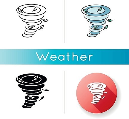 EPS 해외이미지 잎 일러스트 사람없음 세트 원형 태풍 해외일러스트 도형 식물 자연재해 파일형식 벡터 이미지허브