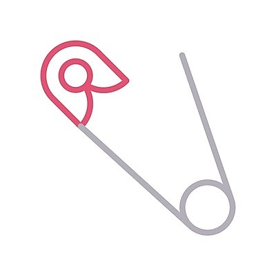 EPS 해외이미지 일러스트 집게 안전 금속 공구 잡기 우아함 닫기 연결 바느질 기저귀 심플 철사 자수 브로치 고립 오리지널 핸드메이드 규칙적 해외일러스트 컨셉 장신구 모션 재질 아기용품 도구 파일형식 벡터 오브젝트 이미지허브