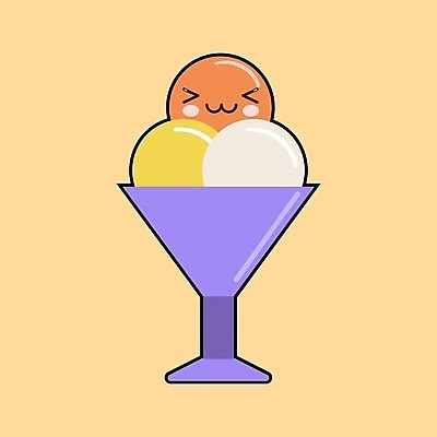 EPS 해외이미지 캐릭터 디자인 얼굴 음식 백그라운드 일러스트 아이스크림 디저트 사탕 미소 여름 냉동 얼음 추위 신선 달콤 맛 시원함 만화 크림 코믹 고립 해외일러스트 일러캐릭터 자연요소 계절 컨셉 표정 신체부위 파일형식 벡터 이미지허브