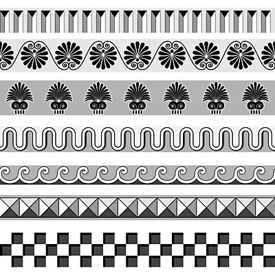 EPS 해외이미지 모양 전통 디자인 꽃 문화 파도 백그라운드 꽃무늬 패턴 일러스트 건축양식 추상 프레임 미술 그래픽 장식 세트 꽃병 수확 골동품 흰색 화려 역사 인쇄 수집 지중해 그리스 질감 복고 정사각형 아테네 그리스인 고립 대칭 스크랩북 엘리먼트 옛날 스타일 해외일러스트 도형 서양인 식물 건축 유럽 바다 컬러 컨셉 무늬 농업 문화예술 파일형식 벡터 이미지허브