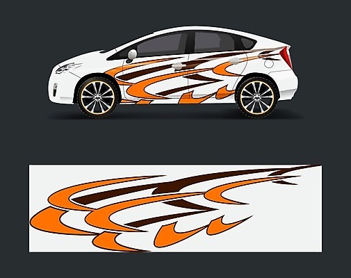 EPS 해외이미지 디자인 백그라운드 일러스트 자동차 추상 사람없음 목업 자동차코팅 해외일러스트 육상교통 무늬 파일형식 벡터 이미지허브