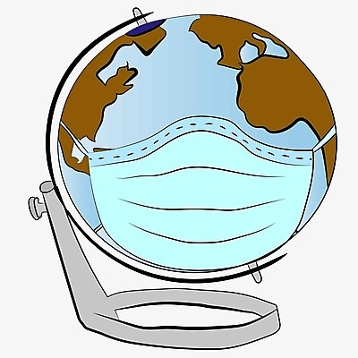 EPS 해외이미지 포스터 지구 얼굴 컨셉 일러스트 건강 가면 안전 그래픽 세계 글로벌 약 지구본 행성 고통 수비 바이러스 보호 질병 만화 심볼 예방 감염 전염 돌봄 위생관리 인플루엔자 전염병 해외일러스트 감정 의학 모션 관리 신체부위 우주 파일형식 벡터 이미지허브