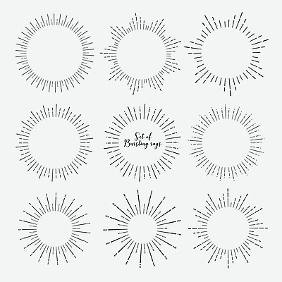 EPS 해외이미지 디자인 선 백그라운드 일러스트 추상 미술 사람없음 빛 방사형 스타일 효과 썬버스트 해외일러스트 무늬 문화예술 파일형식 벡터 이미지허브