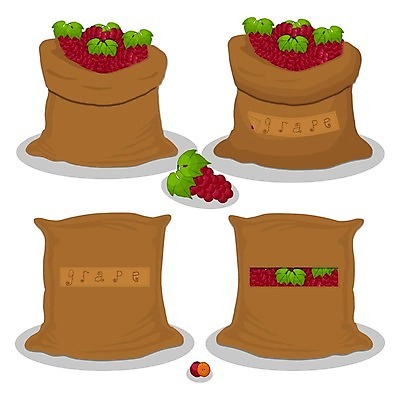 EPS 해외이미지 산업 밧줄 줄 음식 조각 가방 과일 일러스트 포장 포도 빨간색 쌓기 와인 수확 직물 오픈 거친 실 다발 삼베 가득함 창고 날것 캔버스 자루 포도나무 팩 패키지 수납 노끈 망사 짜임 흙더미 내추럴 숙성 옛날 파우치 해외일러스트 잡화 컬러 농업 모션 주류 흙 화장품 과일나무 파일형식 벡터 천_직물 더미 이미지허브